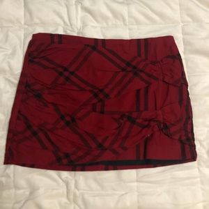 🍉Zara Plaid Mini Skirt